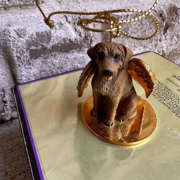Rhodesian Ridgeback Ornament Christmas Dog Angel - Picture 4 of 6